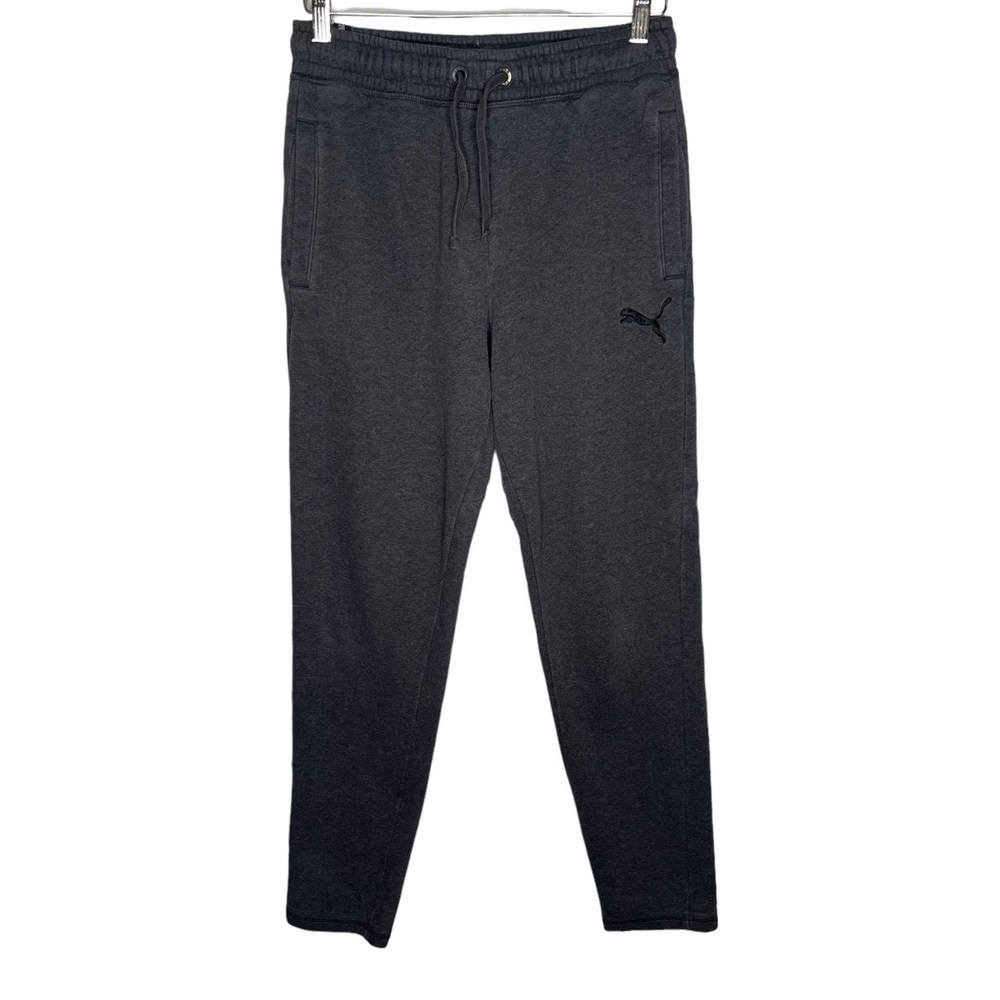 Puma dark gray pocketed draw stein sweatpants Sz S